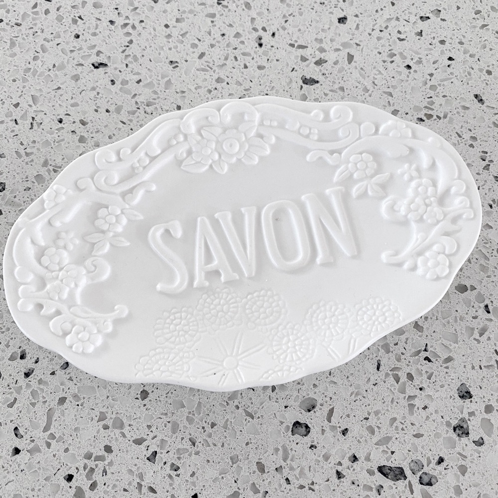 Anthropologie Savon Ceramic Soap Dish